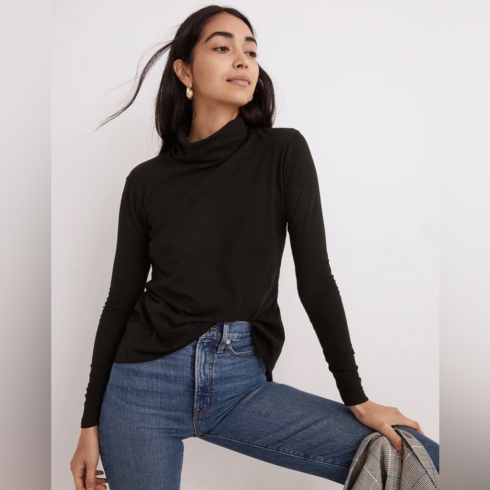 Madewell Whisper Cotton Turtleneck